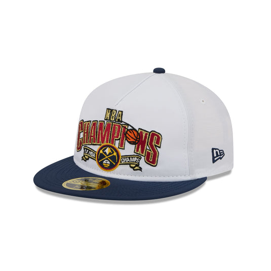 Denver Nuggets Champions White Retro Crown 59FIFTY Fitted Hat - New Era Cap