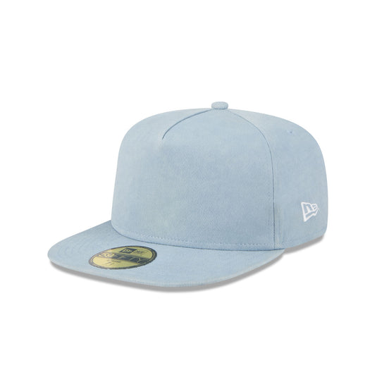 New Era Cap Washed Twill Sky Blue 59FIFTY A-Frame Fitted Hat - New Era Cap