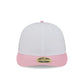 New Era Cap Cotton Nylon Pink Visor Low Profile 59FIFTY Fitted Hat