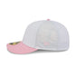 New Era Cap Cotton Nylon Pink Visor Low Profile 59FIFTY Fitted Hat