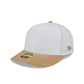 New Era Cap Cotton Nylon Tan Visor Low Profile 59FIFTY Fitted Hat