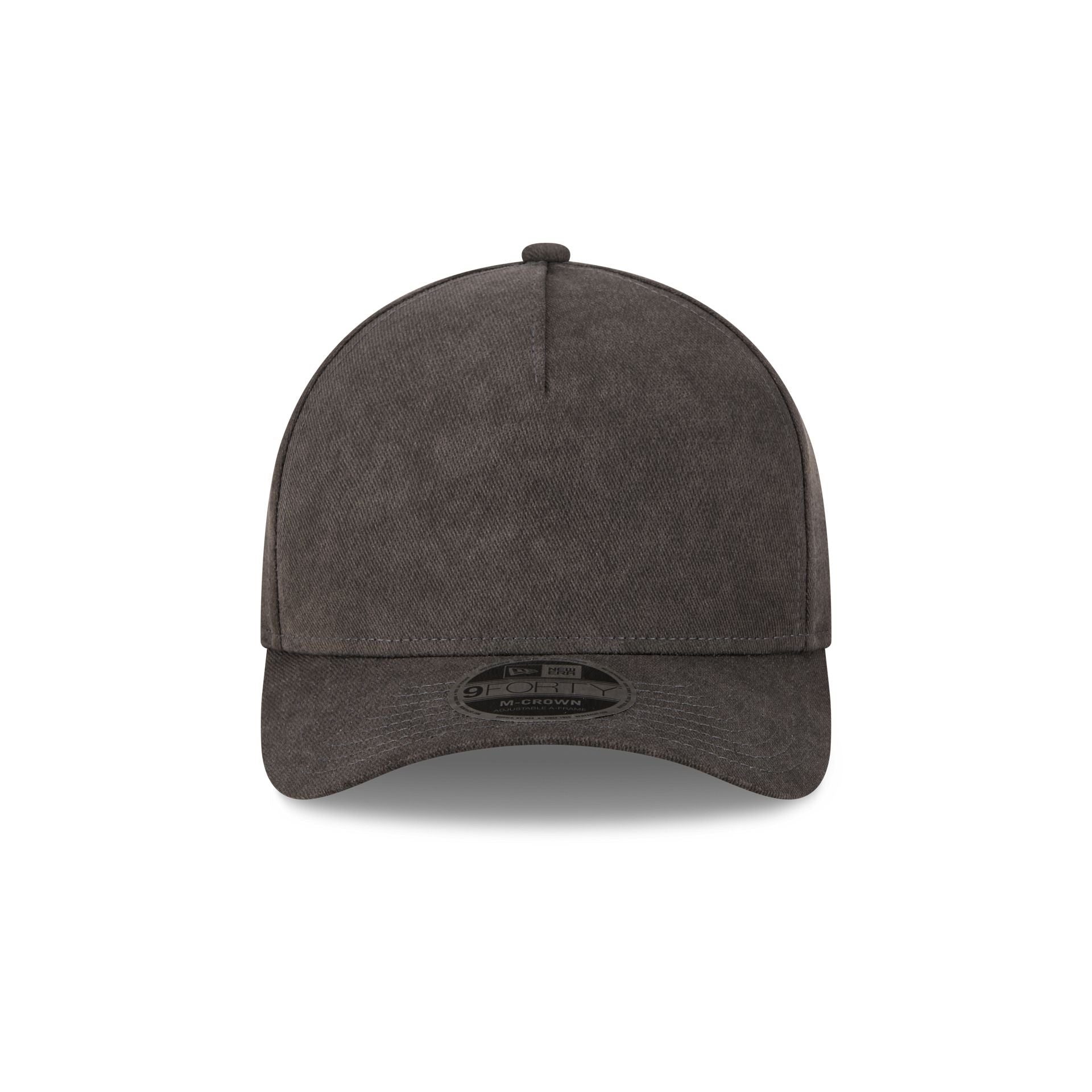 New Era Cap Washed Twill Black 9FORTY M-Crown A-Frame Adjustable Hat