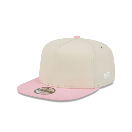 New Era Cap Cotton Nylon Pink Visor 9FIFTY A-Frame Snapback Hat - New Era Cap
