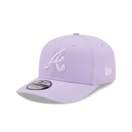 Atlanta Braves Pastel Crepe 9SEVENTY Stretch-Snap Hat - New Era Cap