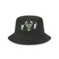 Milwaukee Bucks Nylon Logo Bucket Hat