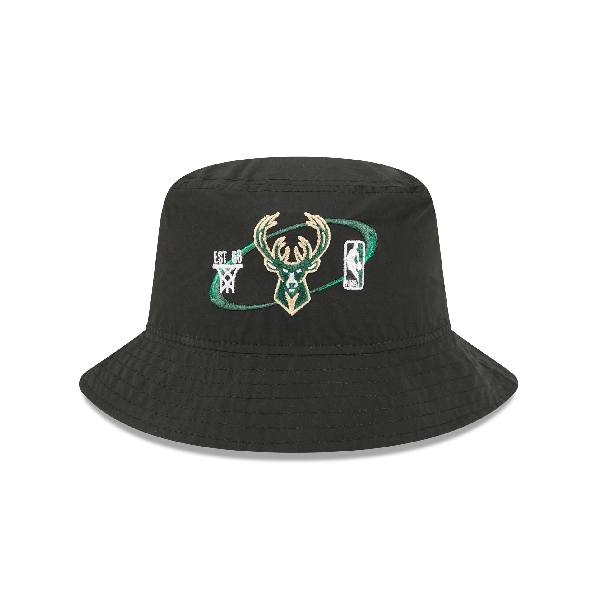 Milwaukee Bucks Nylon Logo Bucket Hat