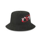 Chicago Bulls Nylon Logo Bucket Hat