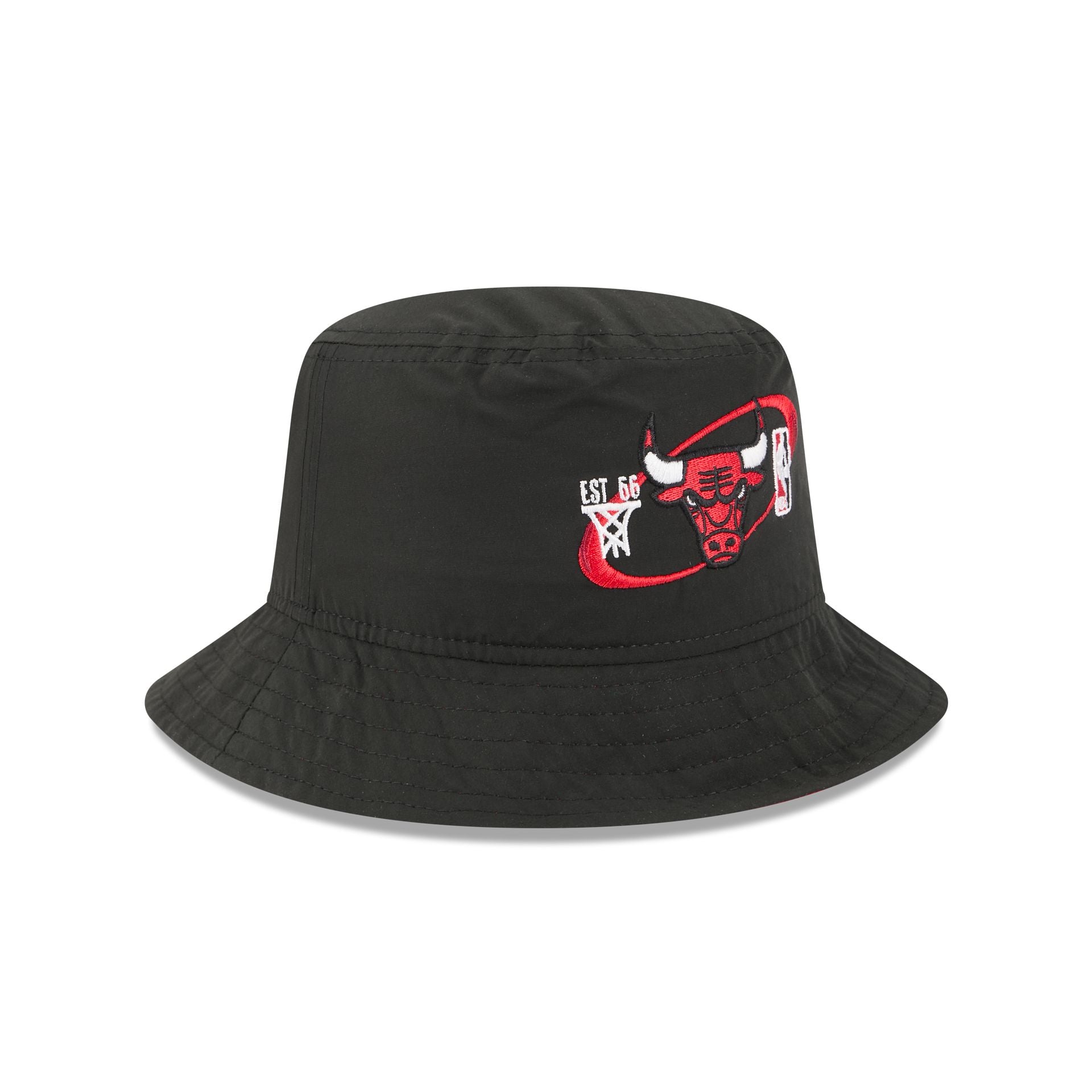 Chicago Bulls Nylon Logo Bucket Hat