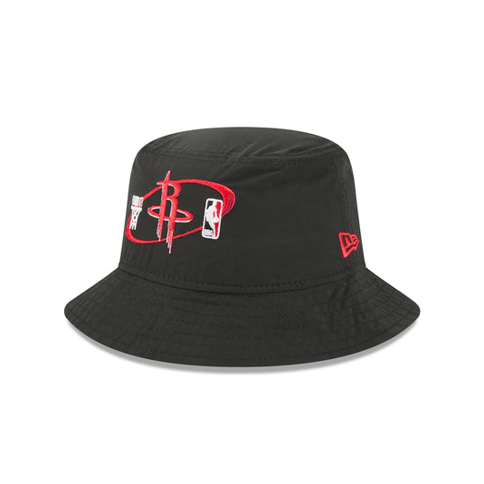 Houston Rockets Nylon Logo Bucket Hat - New Era Cap