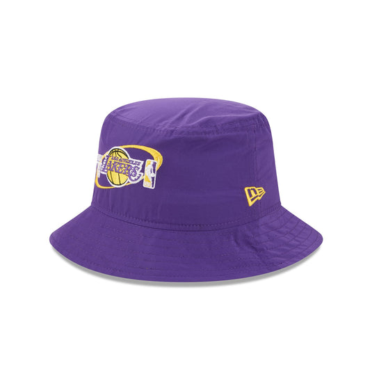 Los Angeles Lakers Nylon Logo Bucket Hat - New Era Cap