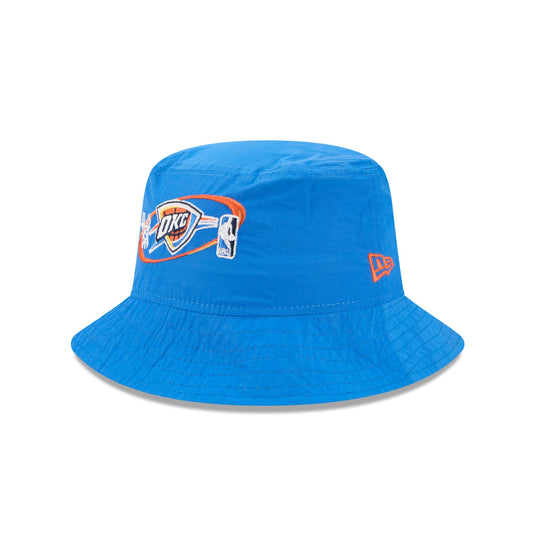 Oklahoma City Thunder Nylon Logo Bucket Hat - New Era Cap