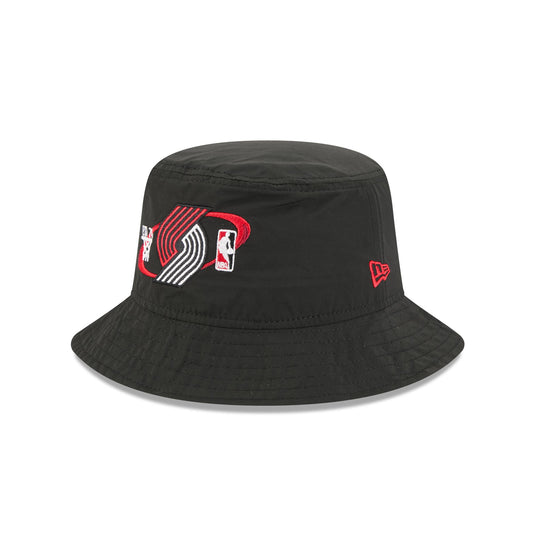 Portland Trail Blazers Nylon Logo Bucket Hat - New Era Cap