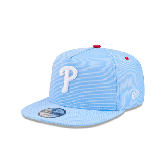 Philadelphia Phillies Pinstripe Ripstop 9FIFTY A-Frame Snapback Hat - New Era Cap