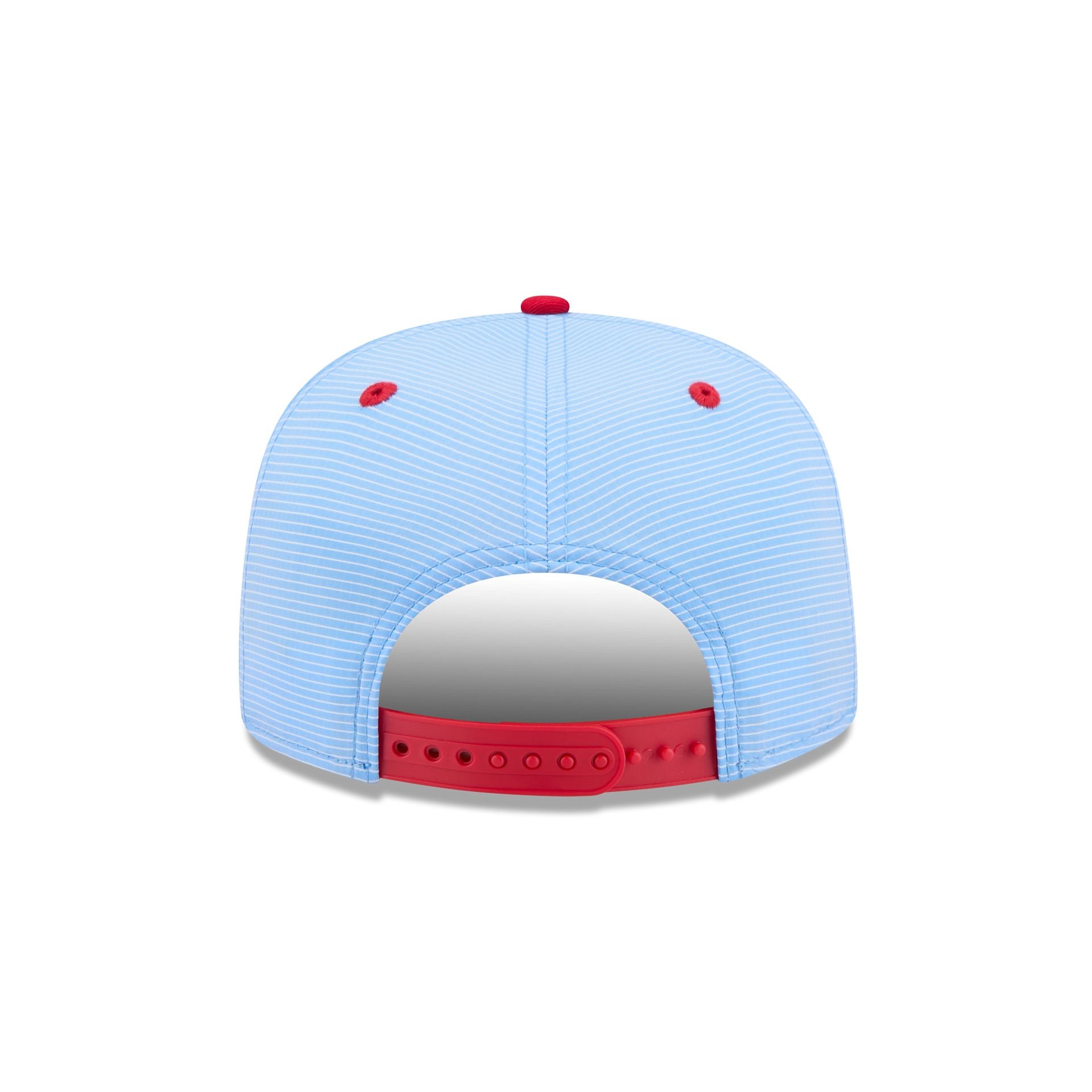 Chicago Cubs Pinstripe Ripstop 9FIFTY A-Frame Snapback Hat