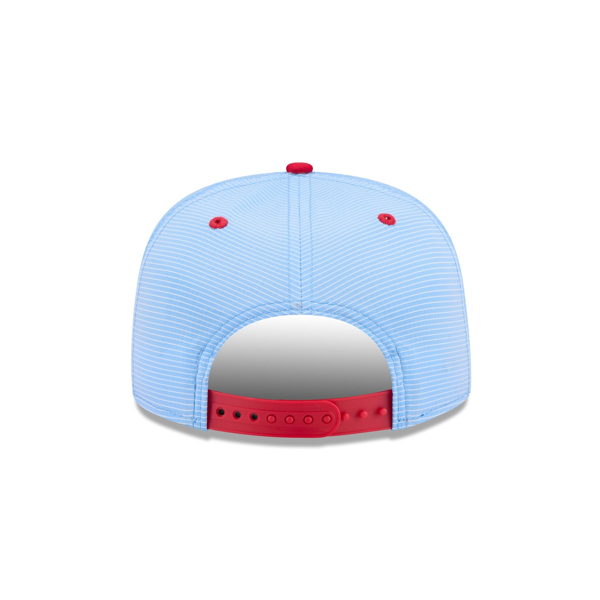 Atlanta Braves Pinstripe Ripstop 9FIFTY A-Frame Snapback Hat