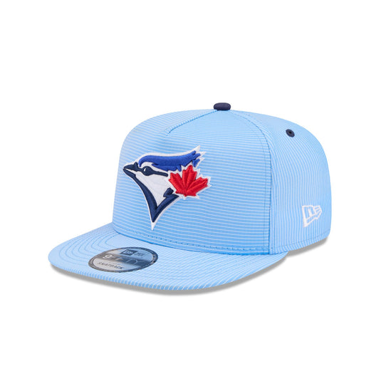 Toronto Blue Jays Pinstripe Ripstop 9FIFTY A-Frame Snapback Hat - New Era Cap
