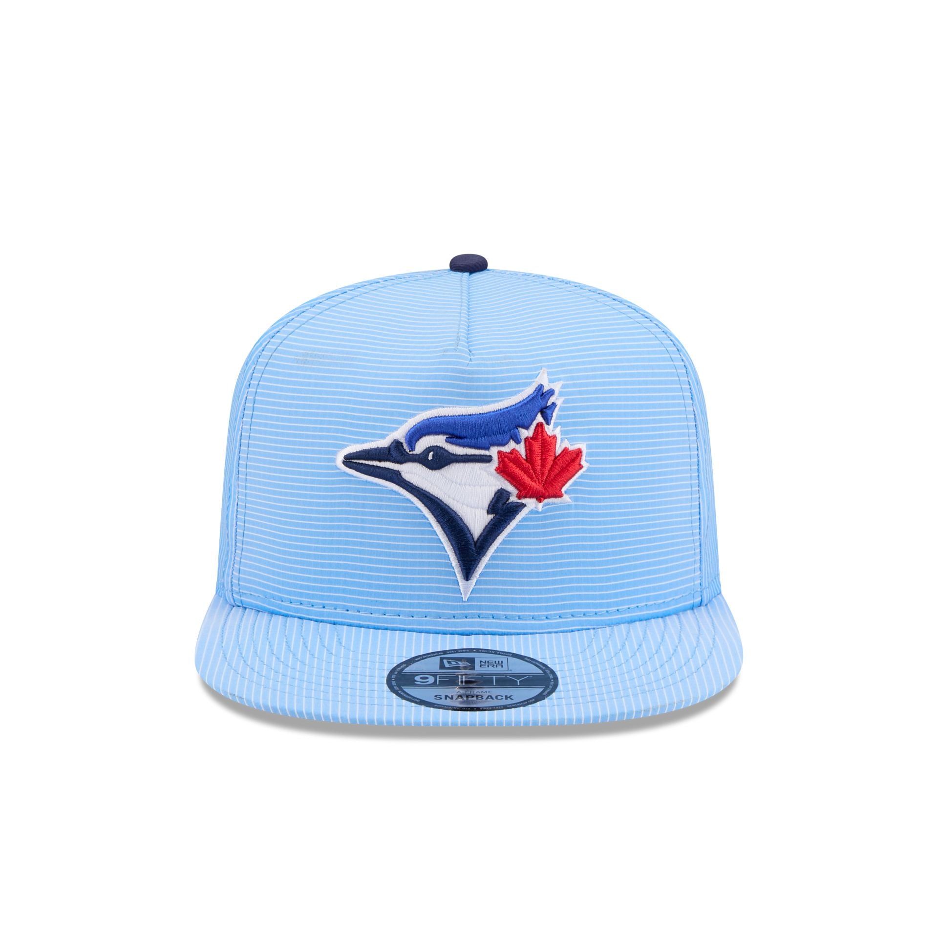 Toronto Blue Jays Pinstripe Ripstop 9FIFTY A-Frame Snapback Hat