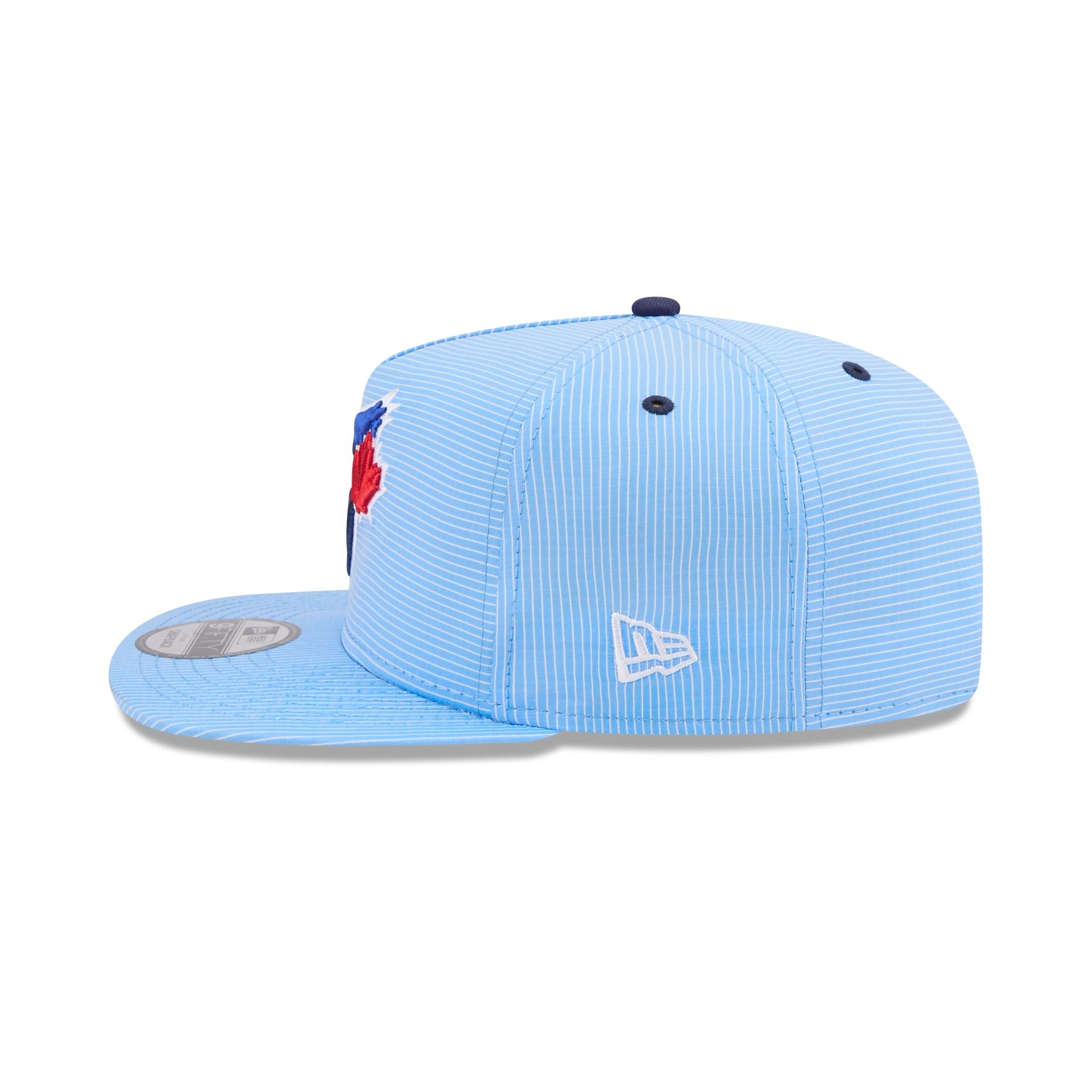 Toronto Blue Jays Pinstripe Ripstop 9FIFTY A-Frame Snapback Hat
