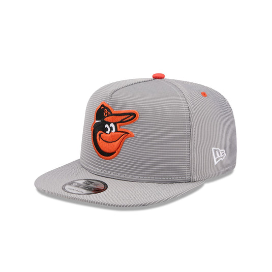 Baltimore Orioles Pinstripe Ripstop 9FIFTY A-Frame Snapback Hat - New Era Cap