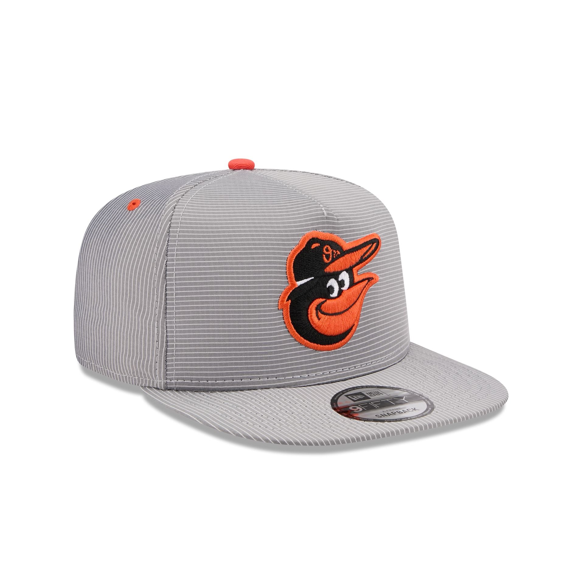 Baltimore Orioles Pinstripe Ripstop 9FIFTY A-Frame Snapback Hat