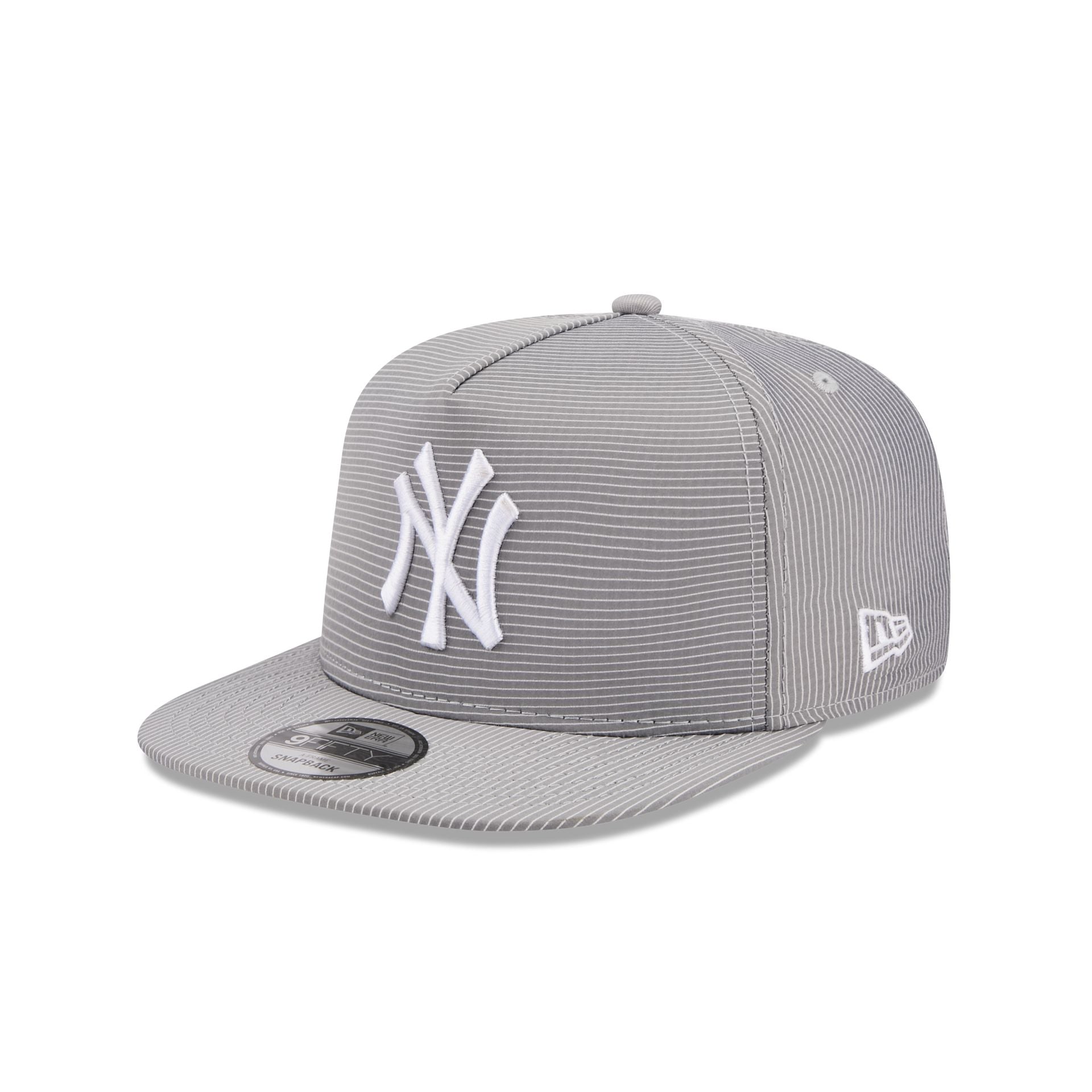 New York Yankees Pinstripe Ripstop 9FIFTY A-Frame Snapback Hat