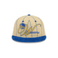 Golden State Warriors Pinstripe Script Retro Crown 9FIFTY Adjustable Hat