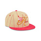 Atlanta Hawks Pinstripe Script Retro Crown 9FIFTY Adjustable Hat