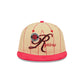 Toronto Raptors Pinstripe Script Retro Crown 9FIFTY Adjustable Hat