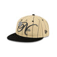 Brooklyn Nets Pinstripe Script Retro Crown 9FIFTY Adjustable Hat