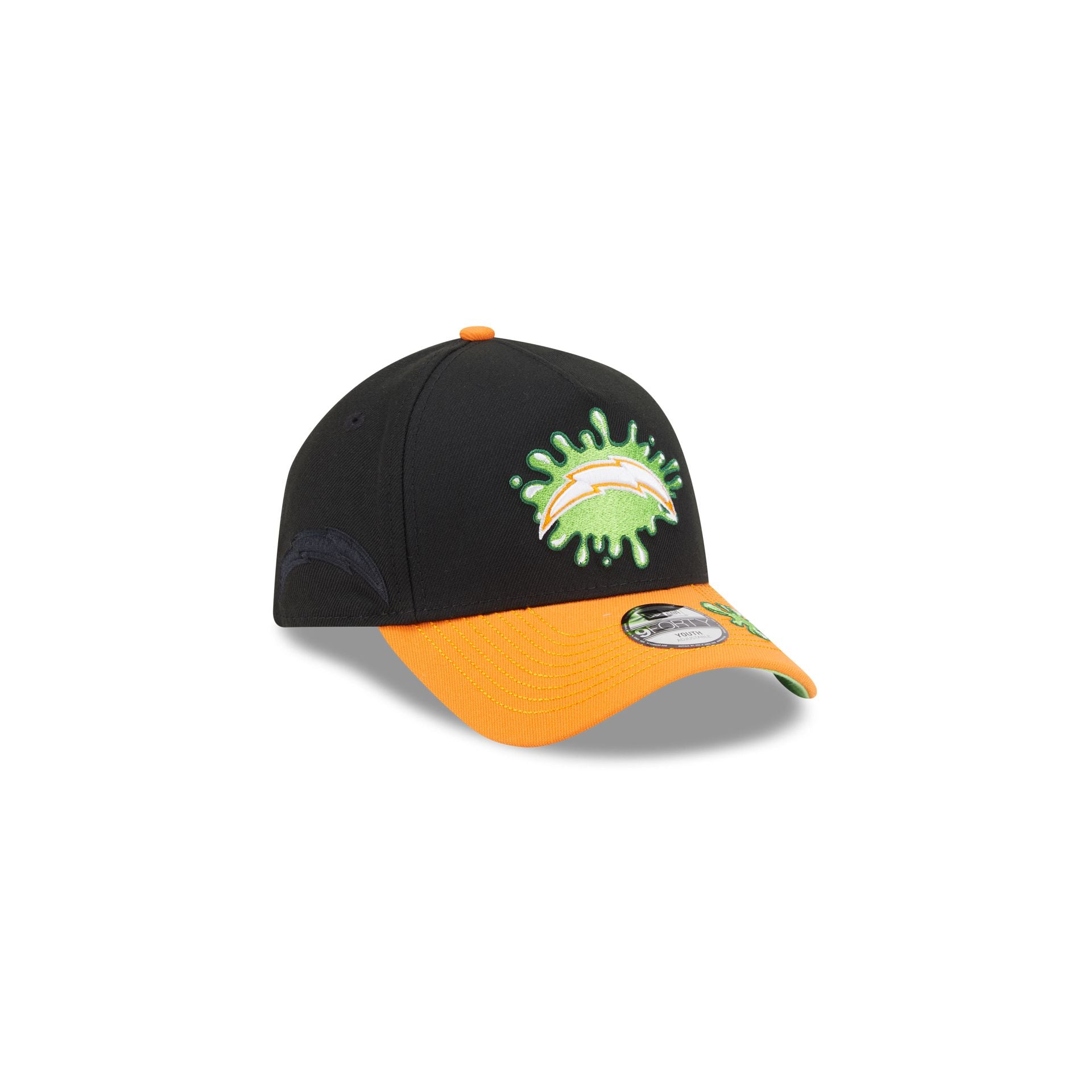 Nickelodeon Slime x Los Angeles Chargers Kids 9FORTY A-Frame Snapback Hat