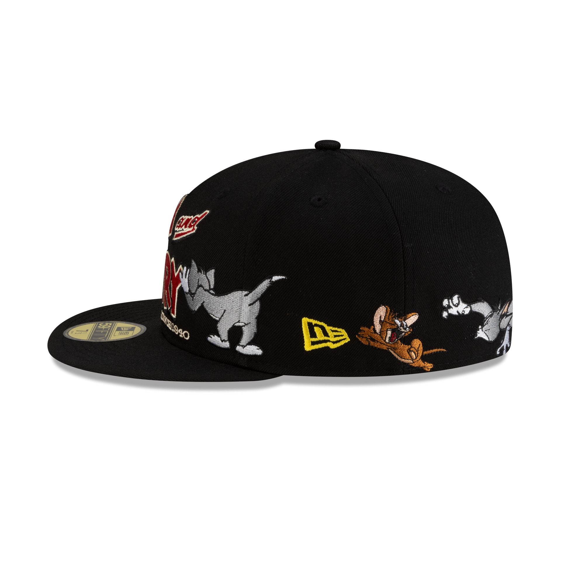 Tom and Jerry 85th Anniversary Black 59FIFTY Fitted Hat