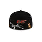 Tom and Jerry 85th Anniversary Black 59FIFTY Fitted Hat