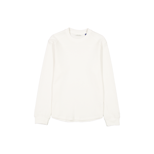 New Era Branded College White Long-Sleeve Waffle T-Shirt - New Era Cap