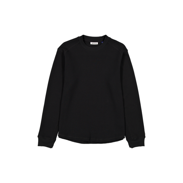 トップス FCRB TECH WAFFLE LOUNGE TOP XL BLACK TECH WAFFLE LOUNGE TOP