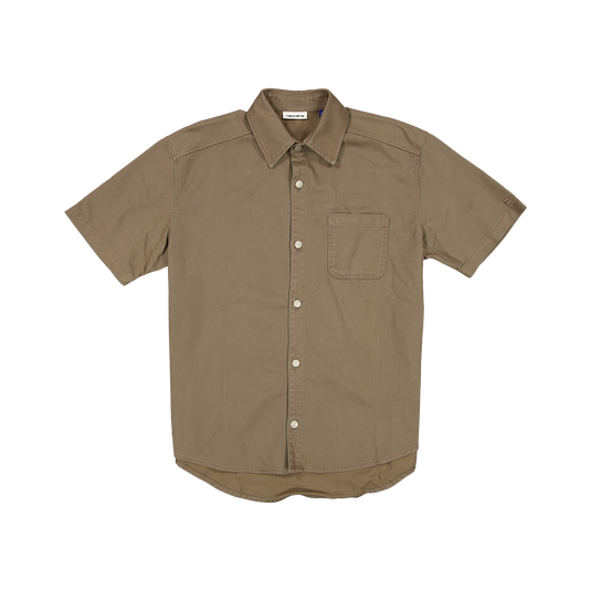 New Era Branded Brushed Cotton Falcon Button Up Shirt - New Era Cap