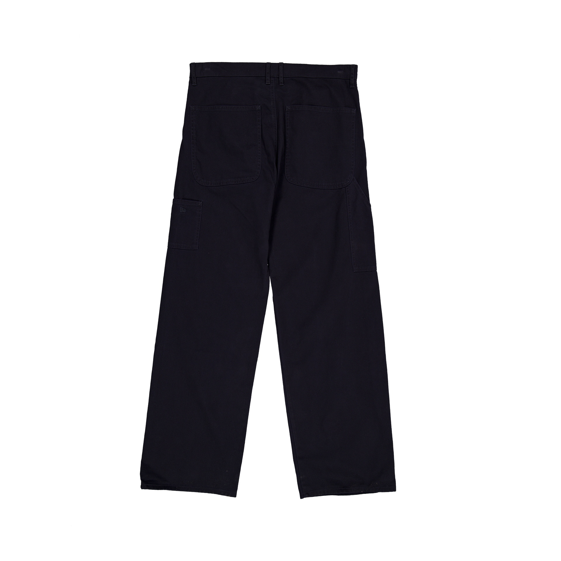 New Era Branded Brushed Cotton Navy Carpenter Pants