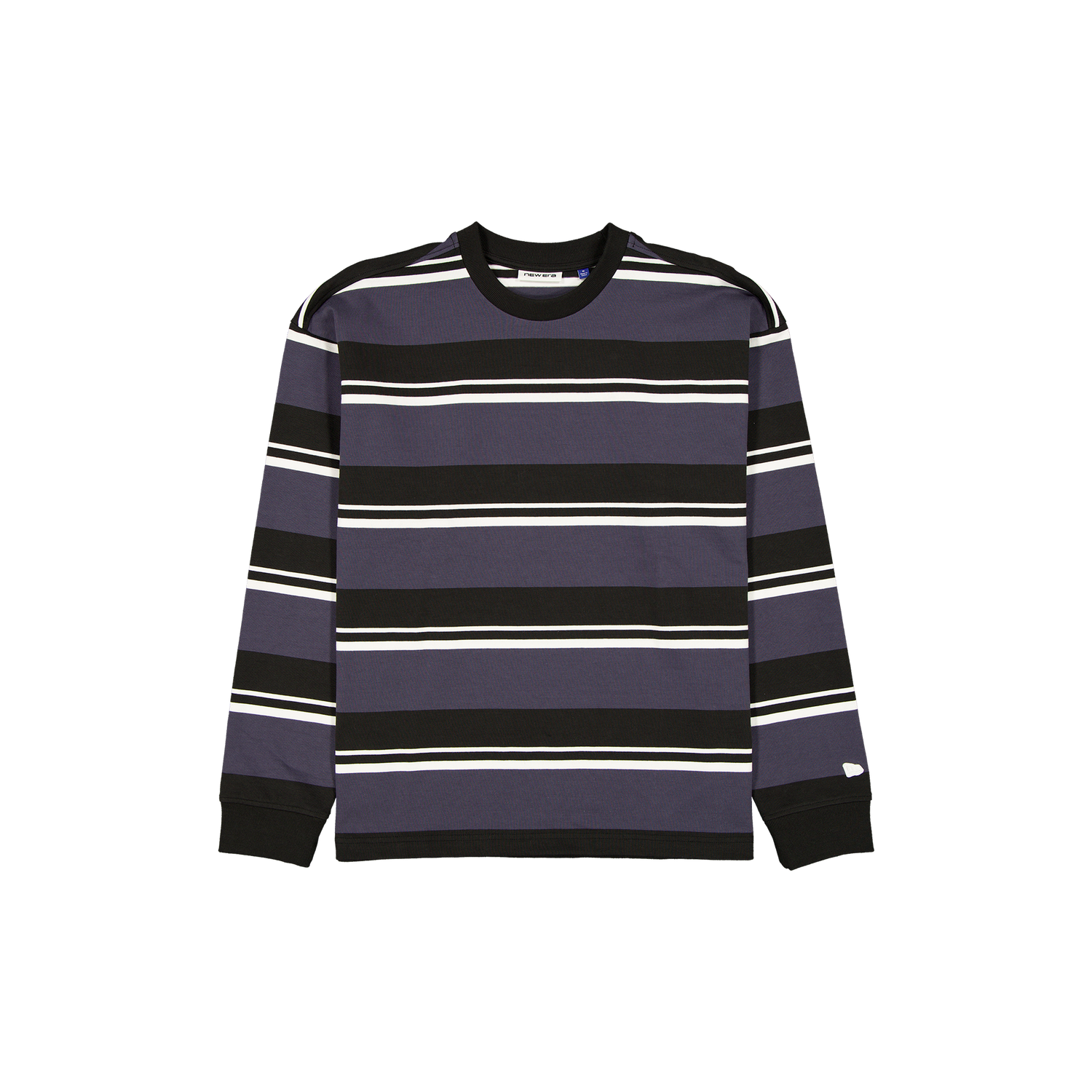 New Era Branded Yarn Dyed Black Crewneck