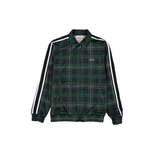 New Era Branded Plaid Navy Track Jacket - New Era Cap