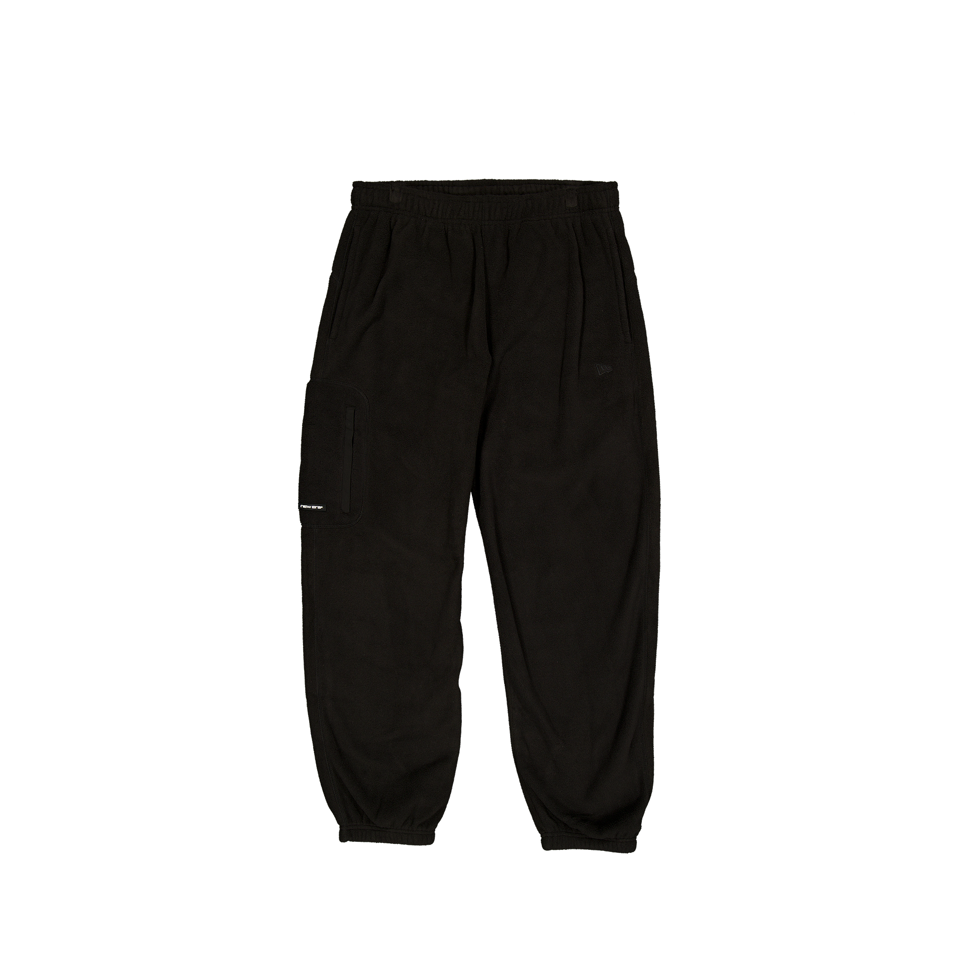 New Era Branded Polar Black Fleece Pants