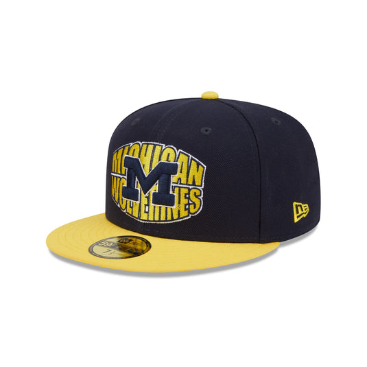 Michigan Wolverines Classic Tones 59FIFTY Fitted Hat - New Era Cap