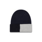 New Era Cap Merino Wool Color Block Navy Cuff Knit Hat