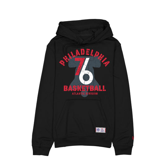 Philadelphia 76ers 2025 City Edition Black Hoodie - New Era Cap