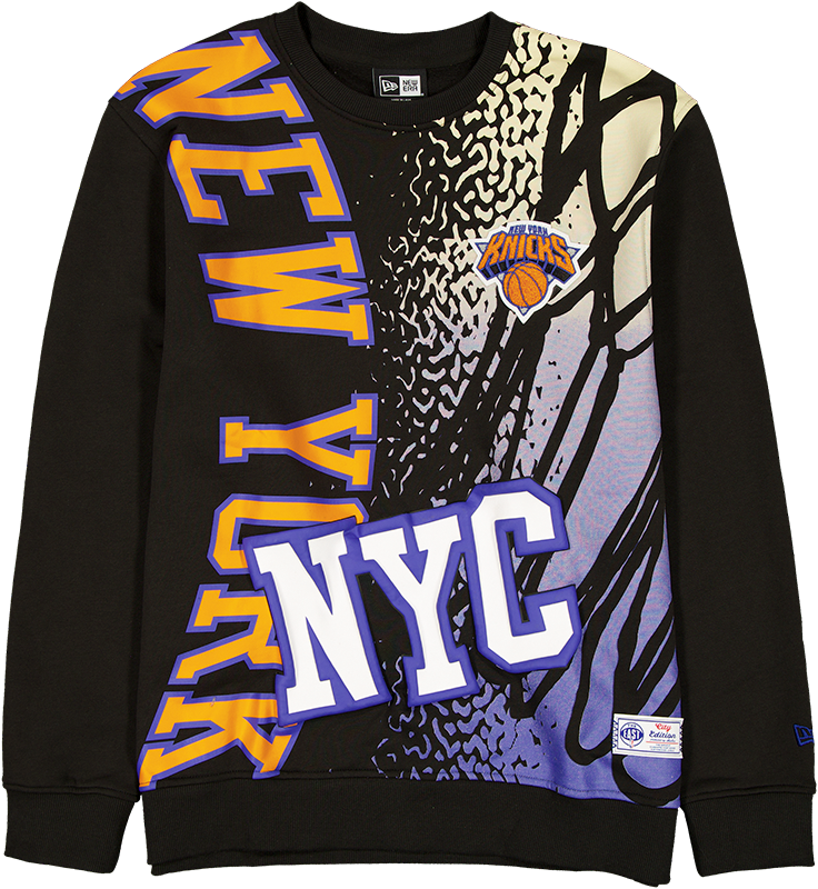 New York Knicks 2025 City Edition Black Crewneck