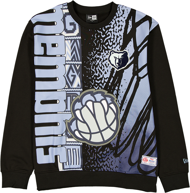 Memphis Grizzlies 2025 City Edition Black Crewneck
