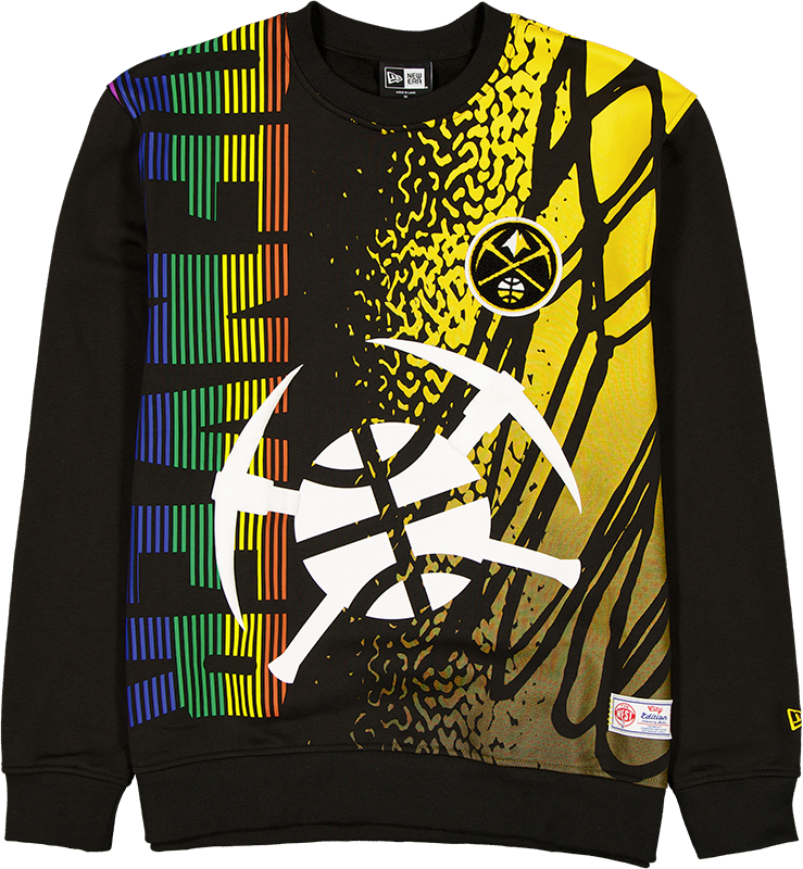 Denver Nuggets 2025 City Edition Black Crewneck