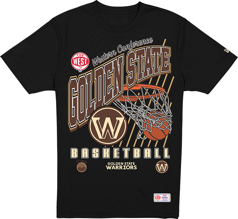 Golden State Warriors 2025 City Edition Black T-Shirt