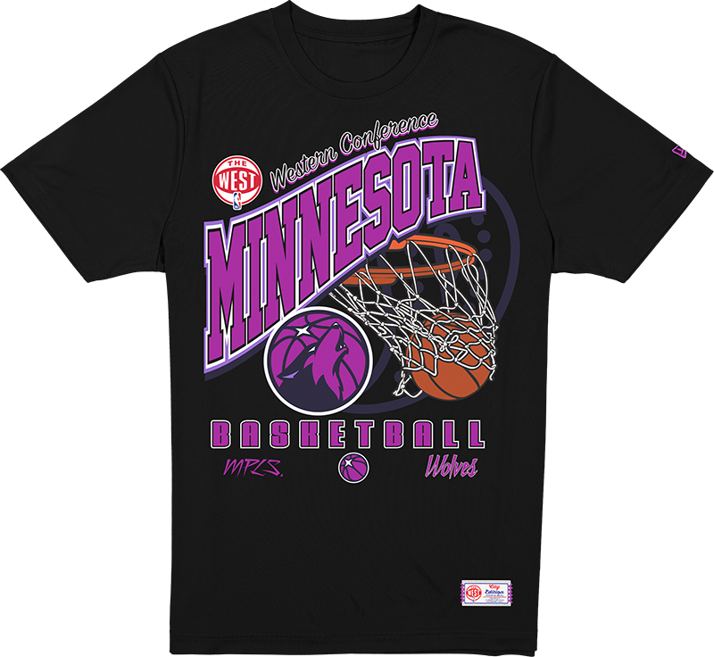 Minnesota Timberwolves 2025 City Edition Black T-Shirt
