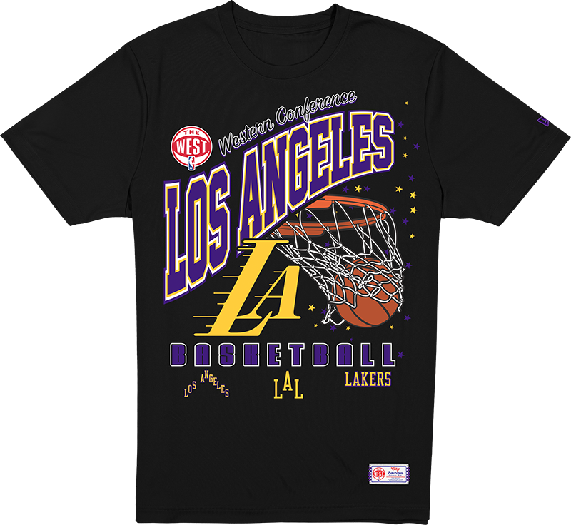 Los Angeles Lakers 2025 City Edition Black T-Shirt