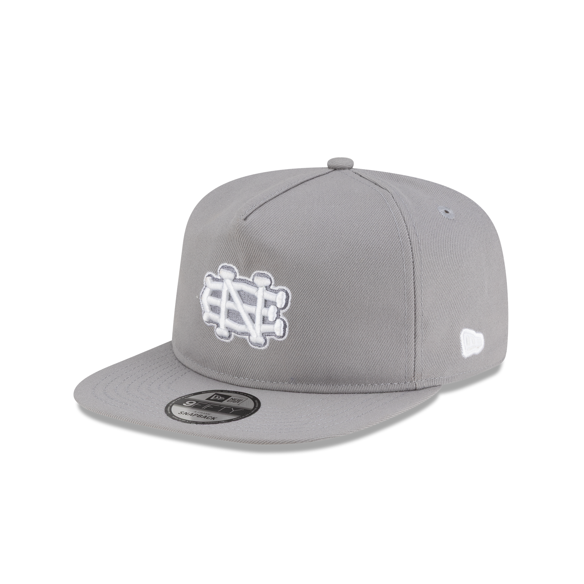 New Era Branded Gray Skeletal 9FIFTY A-Frame Snapback Hat