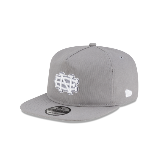 New Era Branded Gray Skeletal 9FIFTY A-Frame Snapback Hat - New Era Cap